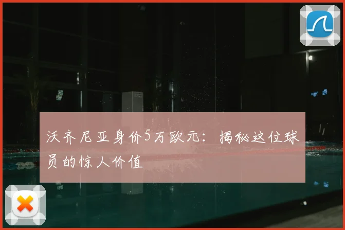 沃齐尼亚身价5万欧元:揭秘这位球员的惊人价值